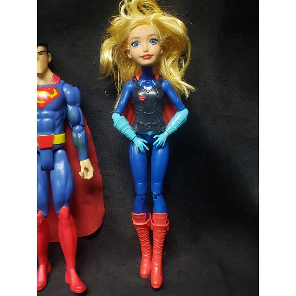 Mattel DC Comics Action Figures Harley Quinn Superman Supergirl Large & Mini - Picture 9 of 12